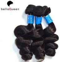 Quality 100% Natural Burmese Remy Human Hair , 10-30 Inch Loose Wave Hair Extensions for sale