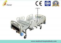China Adjustable Double Cranks Medical Hospital Beds Equipment Luxury ABS Handrail (ALS-M244) factory