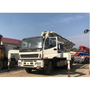 Quality ZOOMLION 37 Meter Used Cement Truck ISUZU Chassis Refurbished for sale