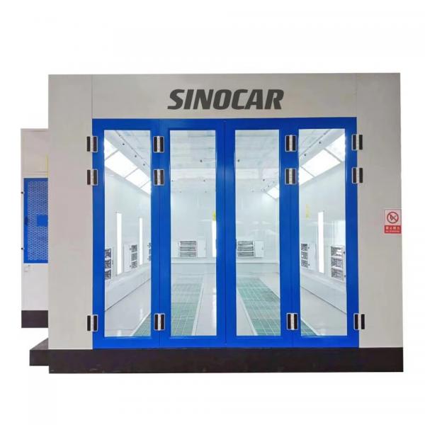 Quality Manual Control Car Spray Booth Automotive Paint Booth With Celling Filter for sale