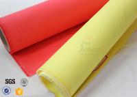 China Yellow Acrylic Coated Fiberglass Fire Blanket 530GSM 0.43MM For Welding factory