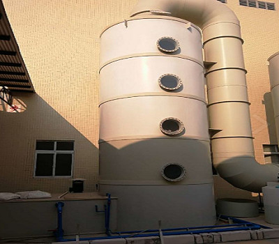 Quality 500 Mm Smoke Extraction System , Fume Scrubber System For Hot Dip Galvanized Line for sale