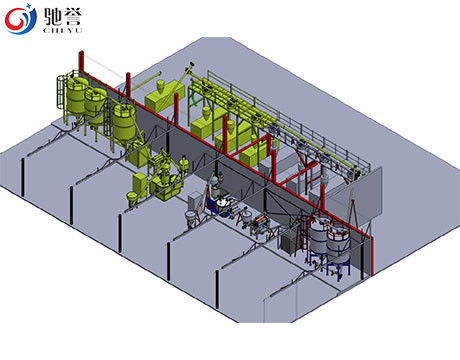 Quality Auto Feeding Dosing Mixing System For PVC Door Extrusion Line for sale