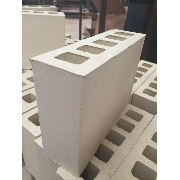 Quality Cream Yellow Five Holes Large Hollow Blocks , Hollow Clay Brick Compressive Strength for sale