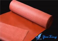 China 1.2mm Silicone Impregnated Fiberglass Fabric Customized Color For Welding Blankets factory