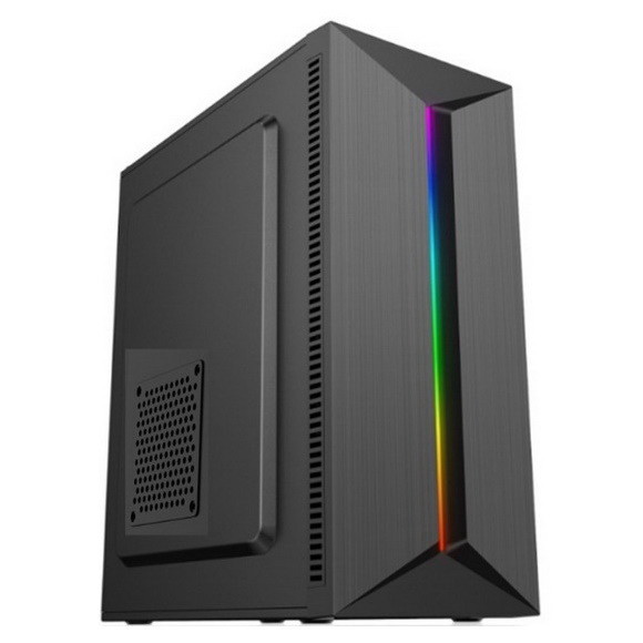 Quality Acrylic Panel ATX Computer Cabinet RGB Gaming PC Case Black Chassis Front ABS for sale