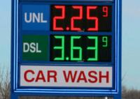 Buy cheap DIP546 18 Led Gas Station Signs , led price display with Auto - dimming from wholesalers