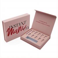 China Custom Magnetic Nail Tip Box False Press On Nails Custom Box Cheap Packaging Boxes For Nails factory