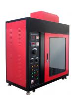 China IEC60112 Leakage tracking index tester UL746A, ASTM D3638 Flame test chamber factory