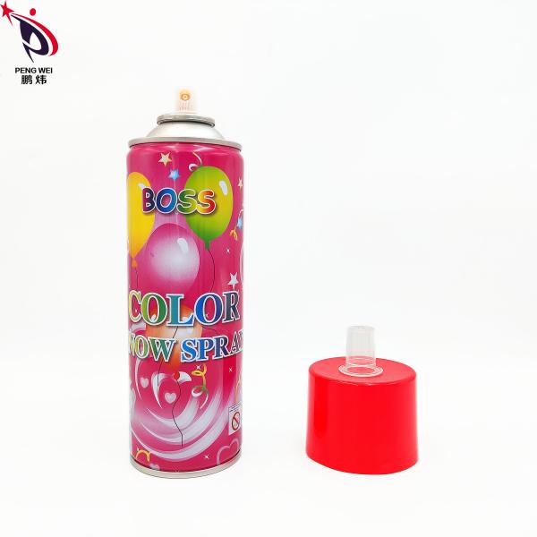 Quality Multicolor Christmas Fake Snow Spray Multipurpose Smudgeproof Boss Snow Spray for sale