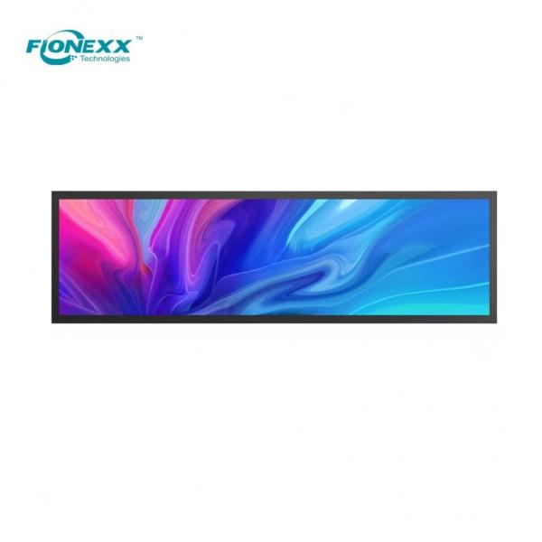 Quality WiFi LAN Network Indoor Stretched Bar LCD Display 58.4inch 700nits for sale