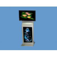 China Dual Touch Screen Floor Standing Digital Signage advertising Kiosk for sale