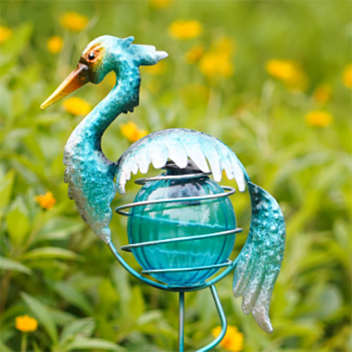 Quality Outdoor Metal Solar Birds Ornaments Waterproof Solar Powered Ornaments for sale
