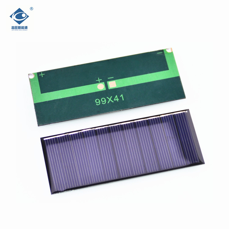 China ZW-9941 epoxy resin transparent solar panel 5.5V solar cell panel photovoltaic 0 factory