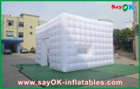 China Inflatable Outdoor Tent Opening Window Inflatable Cube Tent Middle Door Inflatable Party Tent factory