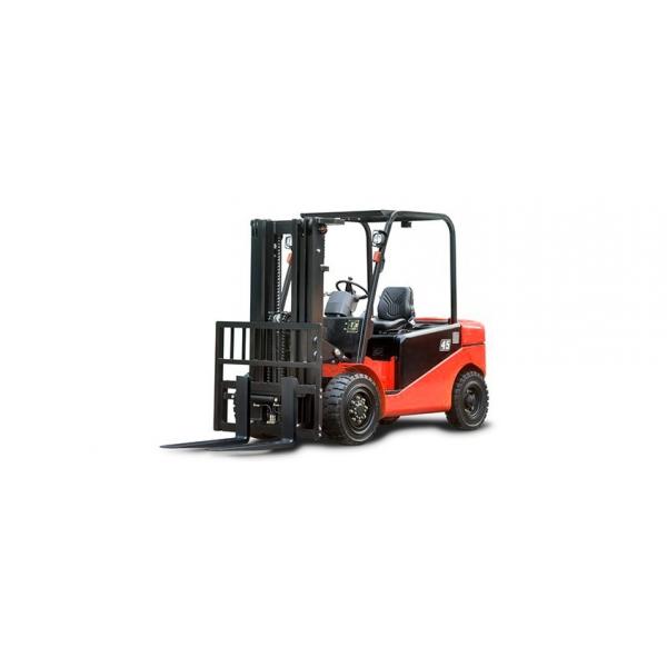 Quality J Series 4.0 - 5.0 Ton Electric Powered Forklift , Four Wheel Electric Stacker Truck for sale