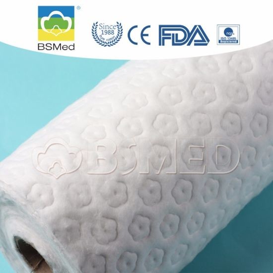 Quality Medical Embossed 100 Cotton Gauze Roll 8% Max Humidity White Color for sale