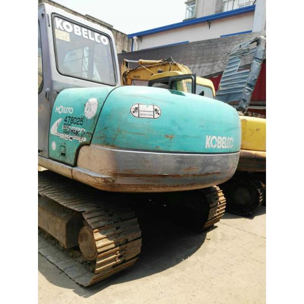 Quality Second Hand Construction Machinery , Kobelco Sk100 Excavator 600mm Shoe Size for sale