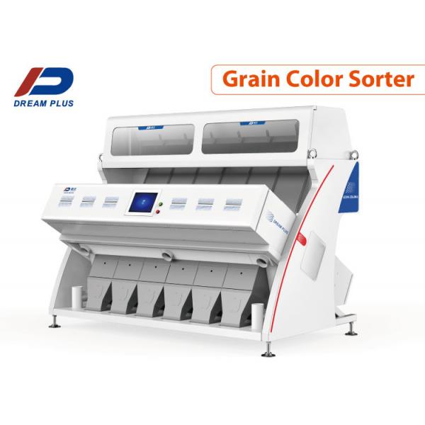 Quality 6 Chutes Grain Color Sorter RGB Color Separator Machine With High Frequency Ejector for sale