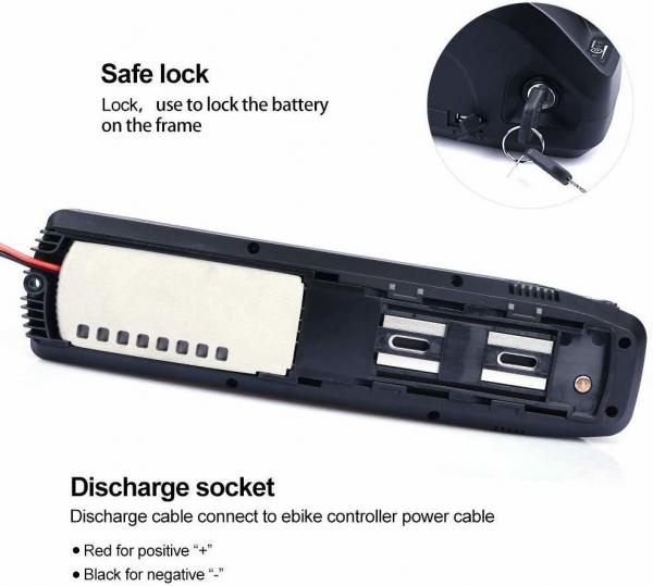 USB Ebike Battery 29PF Ga 35e 13s5p 3500mAh Cells Battery 48V 17.5ah for 1000W Motor