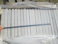 China Chinese White Quartzite Pool Coping Stone,Flamed Face White Quartzite Tiles,White Stone Tiles for Pool Floor factory