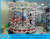 China amusement park games Indoor Kiddie Carousel for Sale factory
