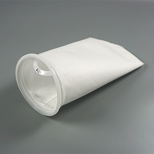 Quality Polyester 200 Micron Hanging Loop Nylon Mesh Filter Bags with Steel Ring for sale