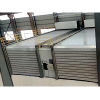 China Modern Industrial ISO3834 High Speed Door Horizontal And Lifting Swirled Backwards for sale