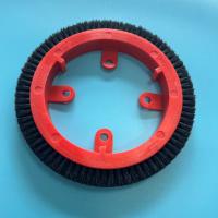 China Krantz K10 Brush Wheel Stenter Parts Red Plastic Body Black Nylon Hair Brush Fabric Durability factory