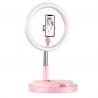 China Foldable Selfie Ring Light Dimmable Selfie Ring Light With Tripod Stand factory