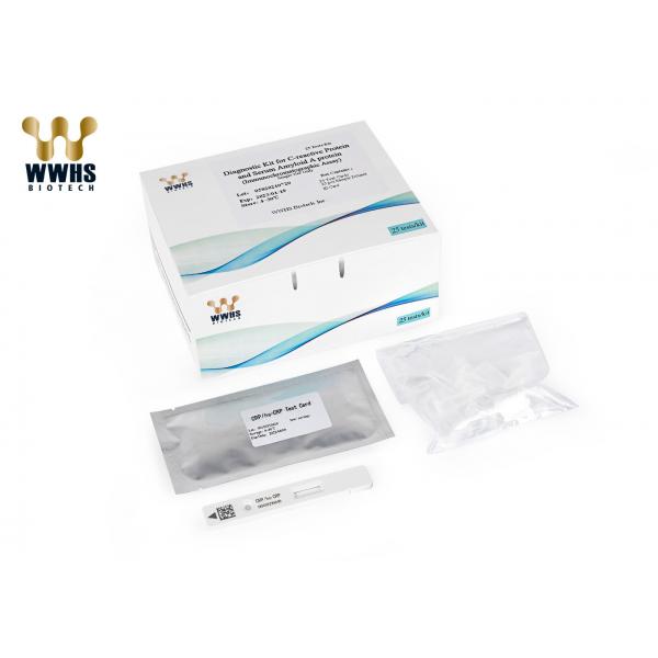 Quality CRP Rapid POCT Test Kit 3000 Tests/Day High Sensitivity 20T Package for sale