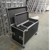 China Full Black Color 9mm Thinkness Plywood Customized Aluminum Tool Cases For Sound Console / Speaker Case factory