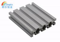 China 6063 Alloy Silver Anodized Square Aluminum Extrusion T Slot For Workstation factory
