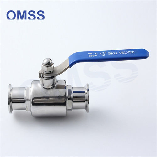 Quality 1/2"-12" Ball Sanitary Valve Clamped Stainless Steel Ball Npt Valve For Beverage for sale