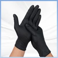 China Anti Puncture Disposable PVC Gloves Easy Animal Handling Black Color factory