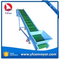 China Inclined Cleated Belt Conveyor with Hopper factory