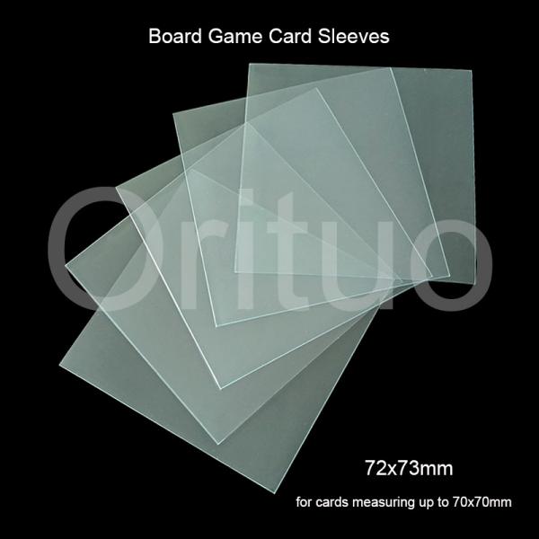 Quality Gloss Clear Trading Card Sleeves Cpp Easy Shuffling Doube Side for sale