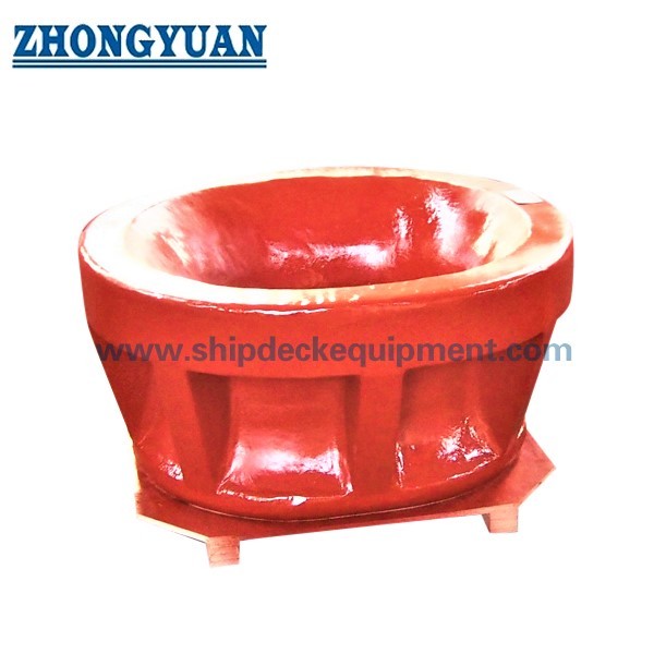 Quality JIS F 2030 Bulwark Mounted Chock For Single Point Mooring Ship Towing Equipment for sale
