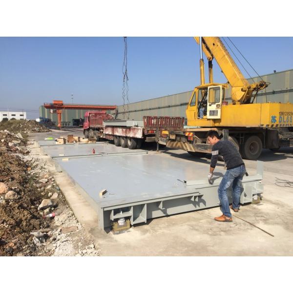 Quality Lorry Dump Truck Scales 80 Ton 100 Ton Weighbridge 21 Meter Platform Length for sale