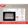 China Half Size Disposable Cooking Trays , 3400ml Volume Aluminum Pie Pans With Lids factory
