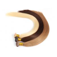 China Strong Glue Pre Bonded Hair Extensions , Pre Bonded Stick Tip Hair Extensions factory