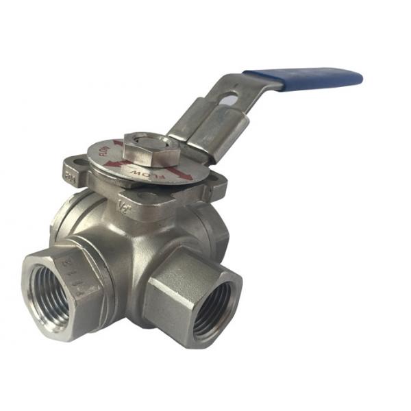 Quality Female Way Ball Valve 304 And 316 And 316L Stainless Steel DIN / ANSI Standard for sale