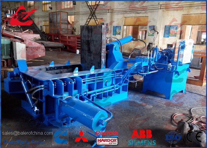 China Automatic Baler Metal Press Machine , High Capacity Metal Scrap Baler Machine for sale