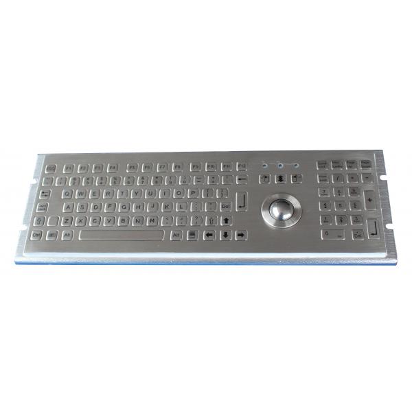 Quality Mini Size Ruggedized Panel Mount Keyboard Fn Keys Trackball Rear Panel Mounting for sale