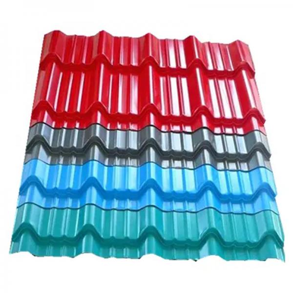 Quality Powder Coated Steel Roofing Sheets Color Coated Metal Galvanized Steel Roof for sale
