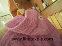 China 100% cotton children bath robe, pink , yellow , blue , white factory