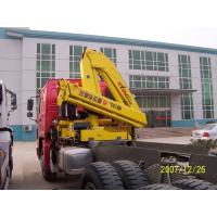 China Sinotruk Tractor Truck Mounted Cranes Equipment 336hp 6×4 XCMG12 Tons Crane factory