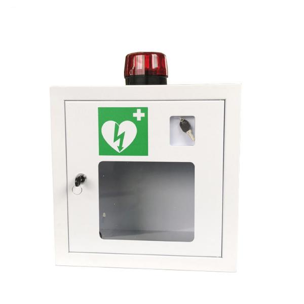 Quality Alarmed AED Defibrillator Cabinets , Wall Mounted External Defibrillator for sale
