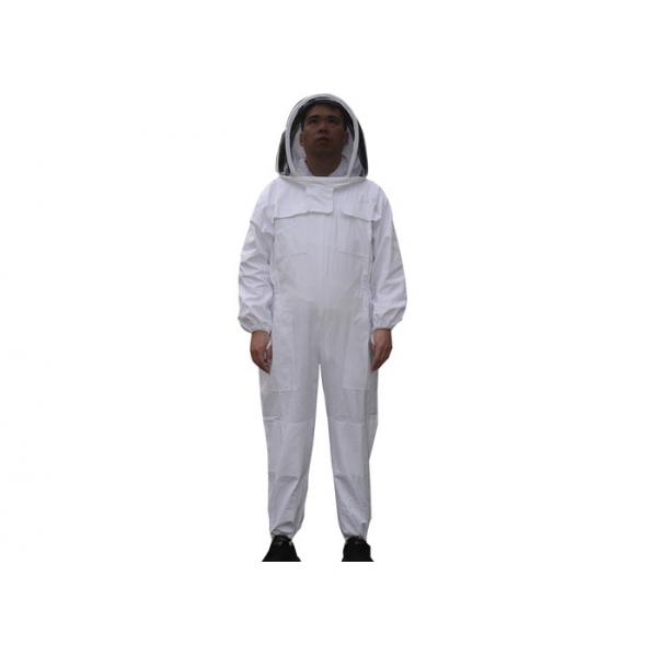 Quality Cotton And Terylene Beekeeping Protective Suit With Fencil Veil for sale