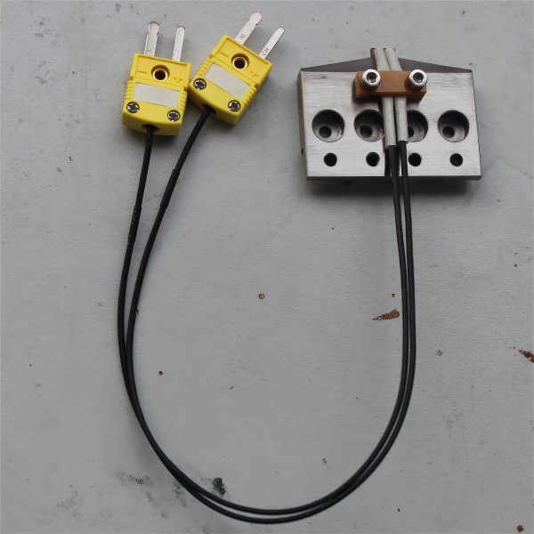 Quality Dual Thermocouple Pulse Hot Pressing Welding Head Heat Staking Plastic Parts for sale